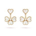 VCA CLOVER SWEET WHITE MOP EARRINGS